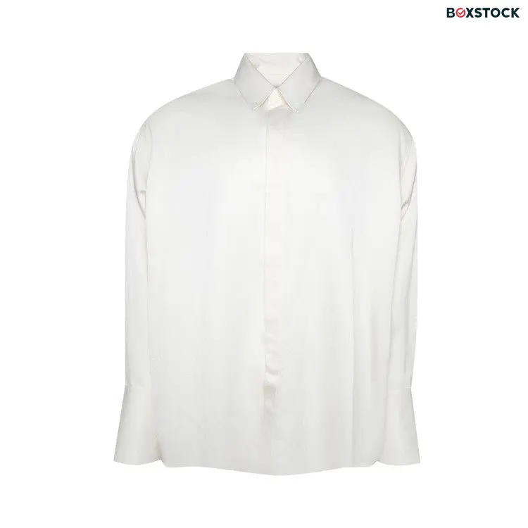 Ami Oversize Shirt 'Ivory' White Fall/Winter 2023