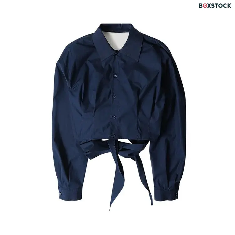 Ami Wrap Shirt 'Nautic Blue' Spring/Summer 2023