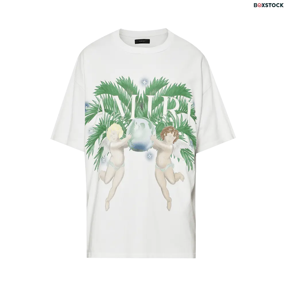 Amiri Airbrush Cherub Tee...