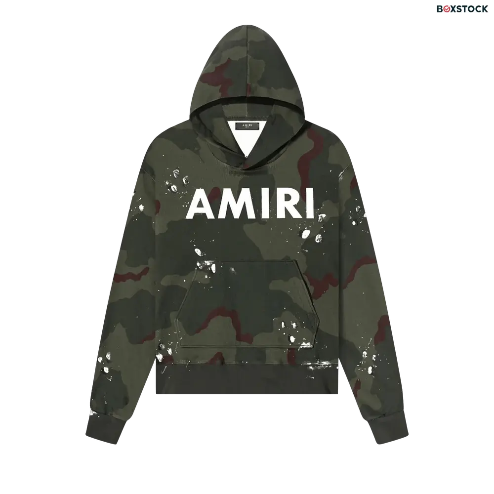 Amiri Army Logo Hoodie...