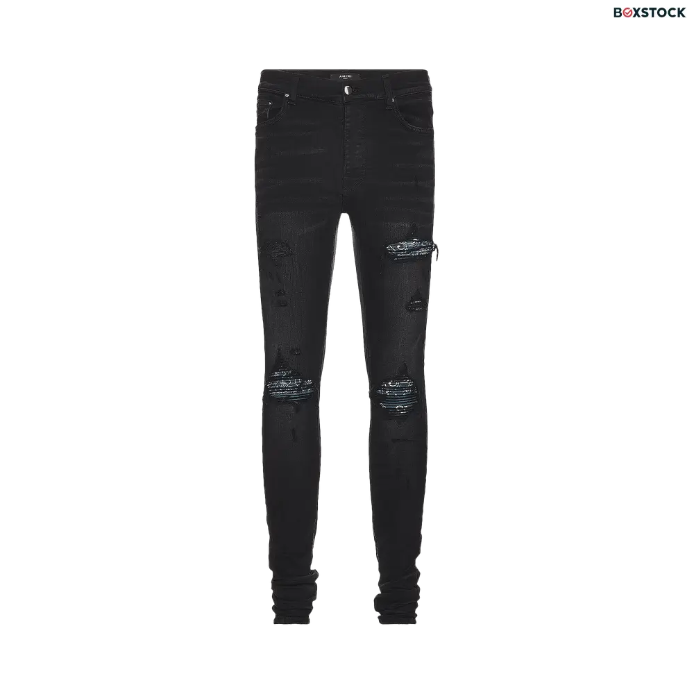 Amiri Bandana MX1 Jean 'Aged Black' Fall/Winter 2022