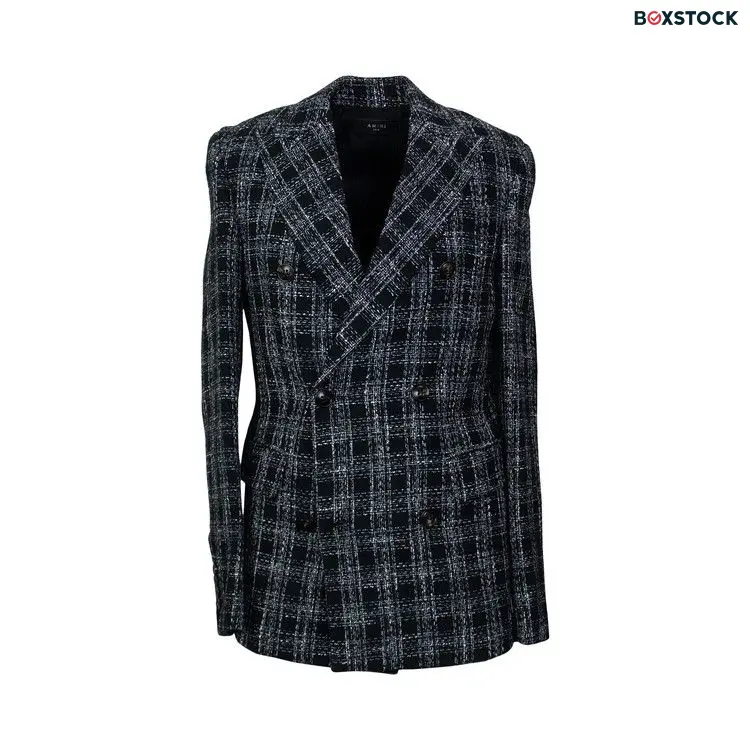 Amiri Buckle Double Breasted Blazer 'Multicolor' Multi-Color