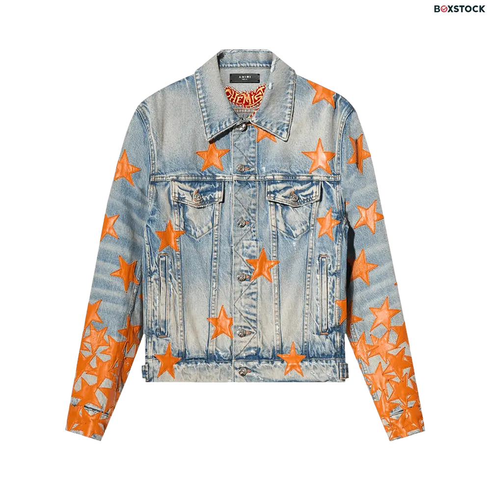 Amiri Chemist Star Trucker 'Clay Indigo' Blue Resort 2022