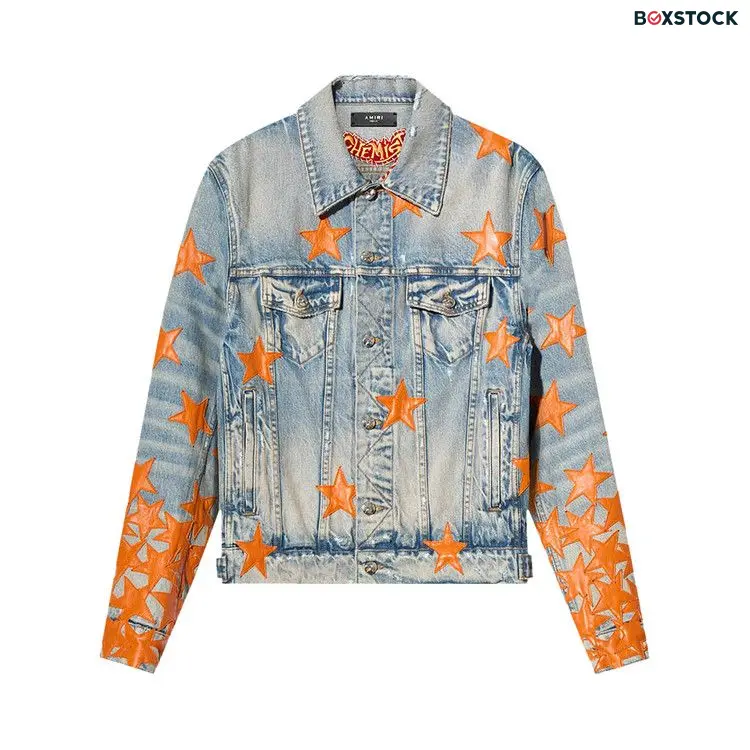 Amiri Chemist Star Trucker 'Clay Indigo' Blue Resort 2022