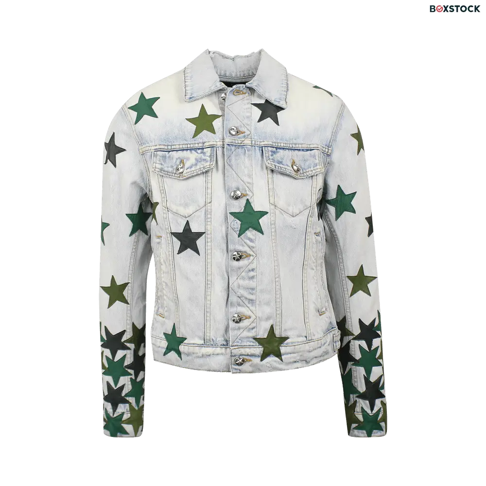 Amiri Chemist Trucker Jacket Denim Jackets 'Indigo' Blue