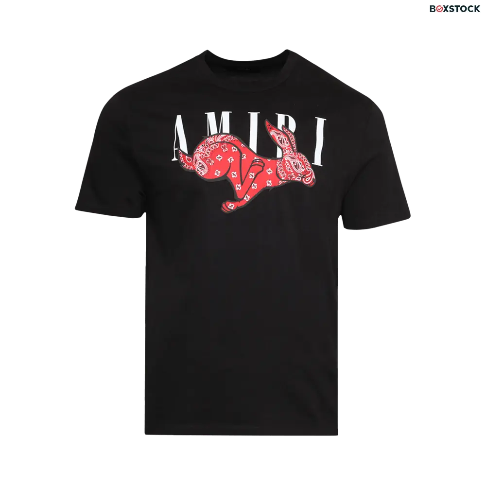 Amiri CNY Rabbit Logo Tee 'Black' Spring/Summer 2023