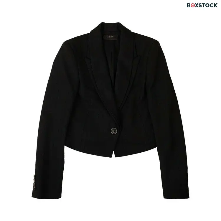Amiri Double Collar Blazer Jacket 'Black'