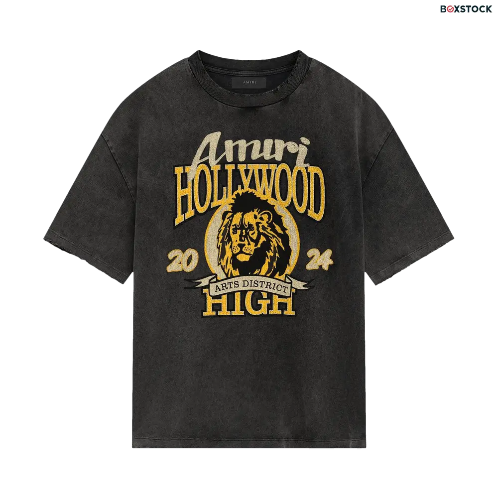 Amiri High Lion Skater Tee 'Black'