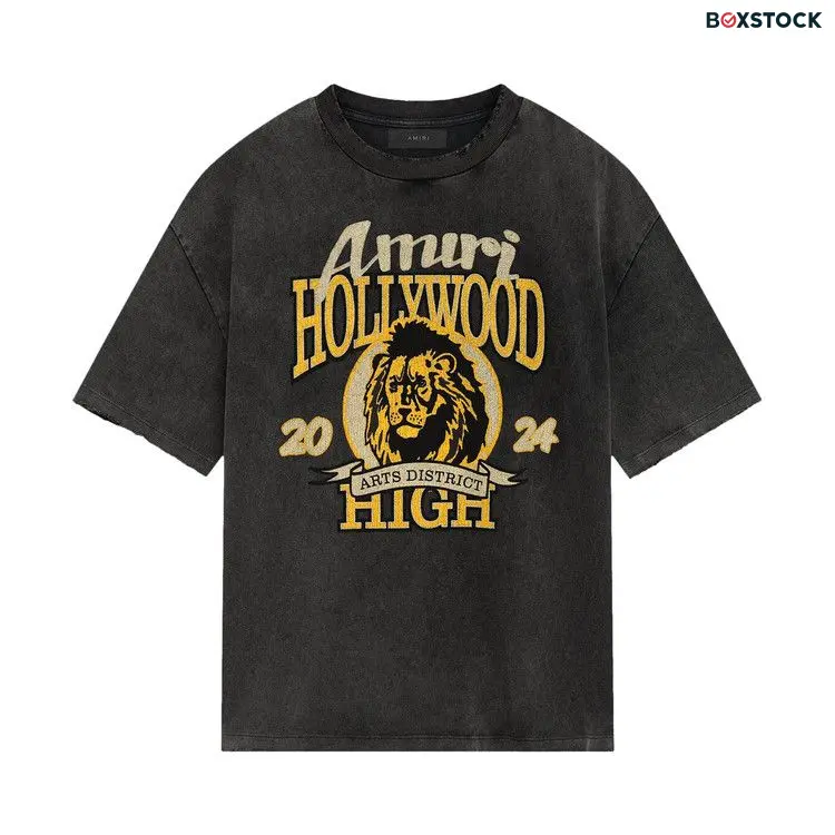 Amiri High Lion Skater Tee 'Black'
