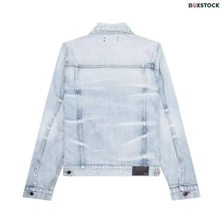 Amiri Japanese Selvedge Trucker 'Perfect Indigo' Blue Fall/Winter 2024