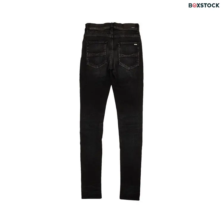 Amiri Leather Camo Mx1 'Aged Black' Fall/Winter 2022