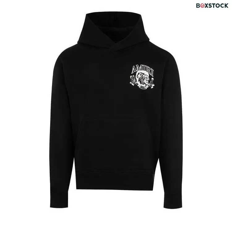 Amiri Lion Outline Hoodie 'Black'