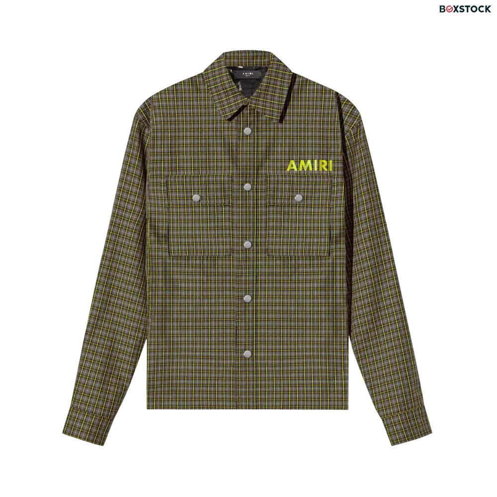 Amiri Logo Overshirt 'Sage' Green Fall/Winter 2022