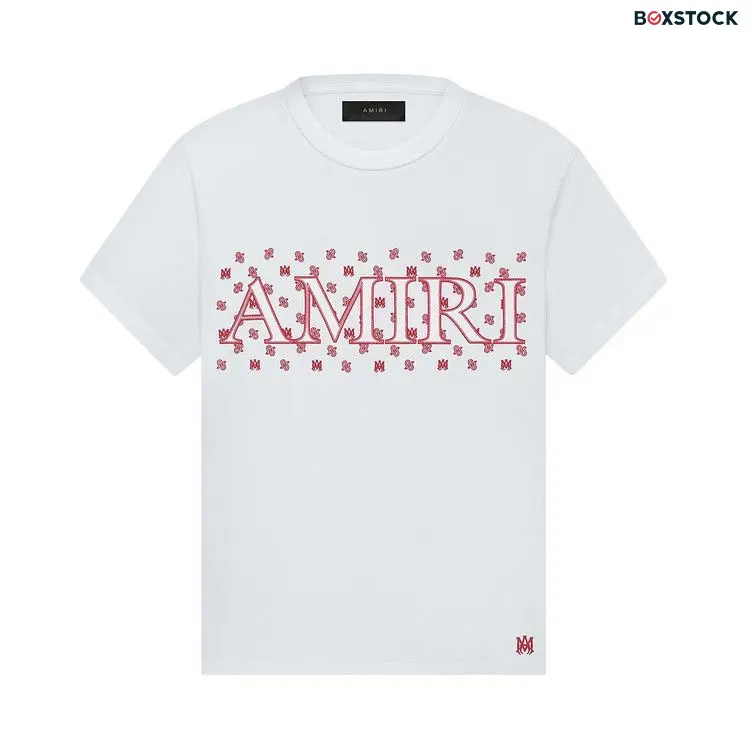 Amiri MA Paisley Tee 'White' Fall/Winter 2023