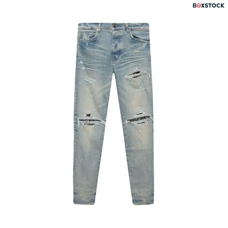 Amiri MX1 Bandana Jean 'Clay Indigo' Blue Spring/Summer 2022