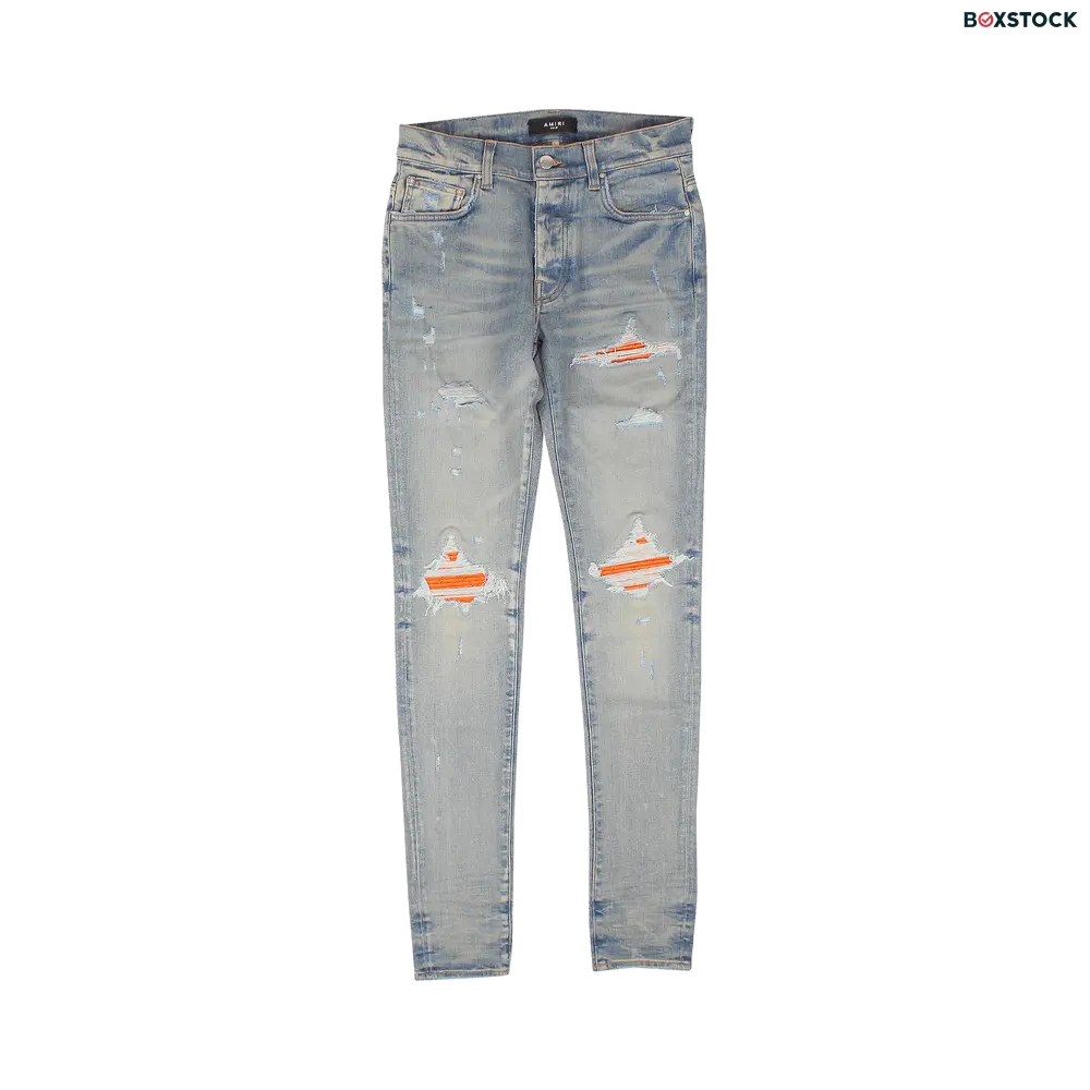 Amiri MX1 Cracked Paint 'Clay Indigo' Blue Resort 2022