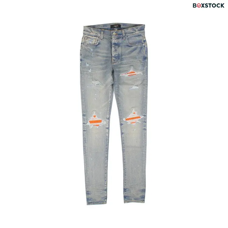 Amiri MX1 Cracked Paint 'Clay Indigo' Blue Resort 2022