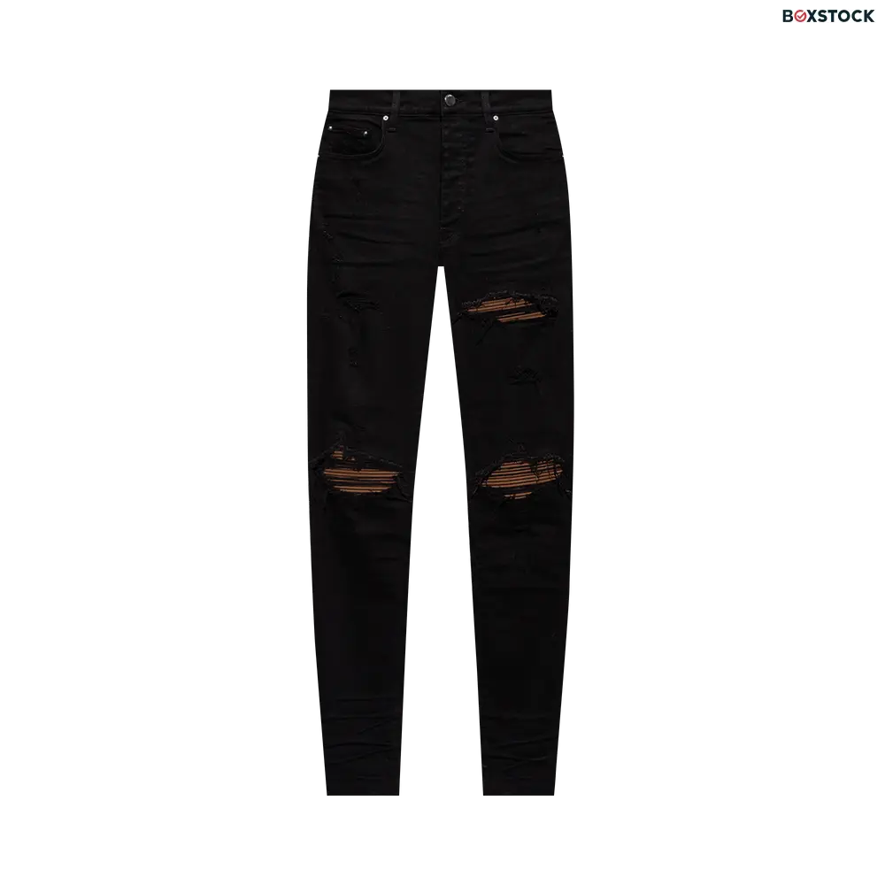 Amiri MX1 Ultra Suede Jean 'Black' Resort 2022