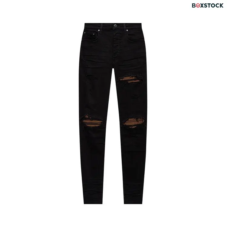 Amiri MX1 Ultra Suede Jean 'Black' Resort 2022