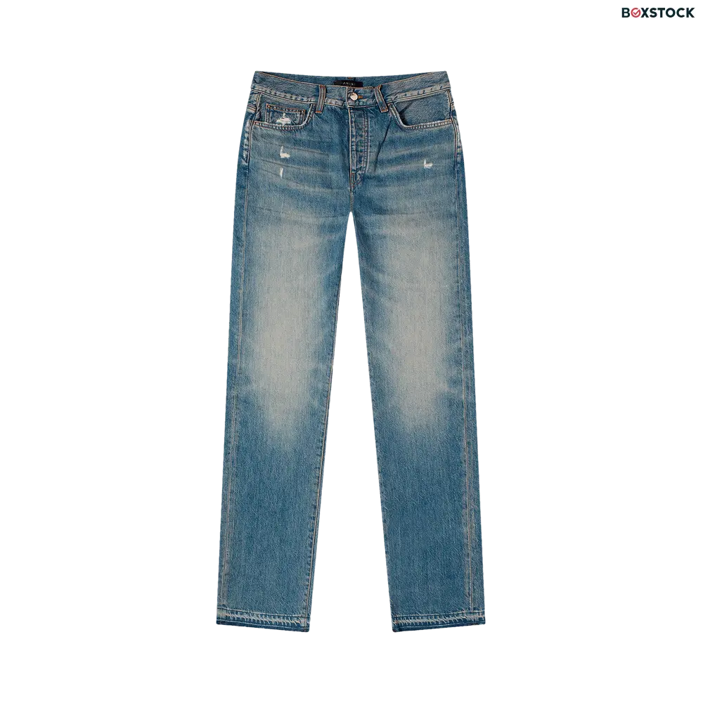 Amiri Released Hem Straight Jean 'Crafted Indigo' Blue Spring/Summer 2024