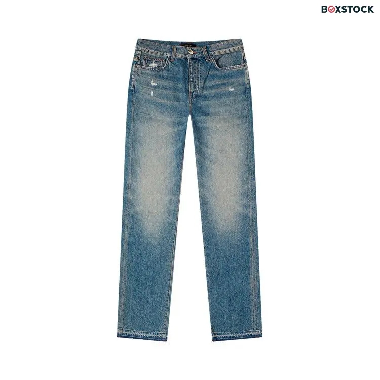 Amiri Released Hem Straight Jean 'Crafted Indigo' Blue Spring/Summer 2024
