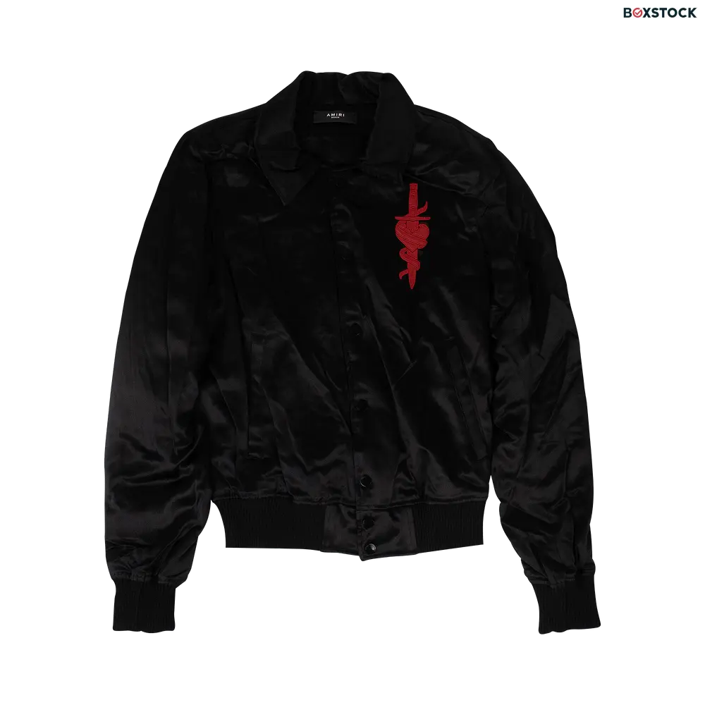 Amiri Silk Dagger Band Jacket 'Black'