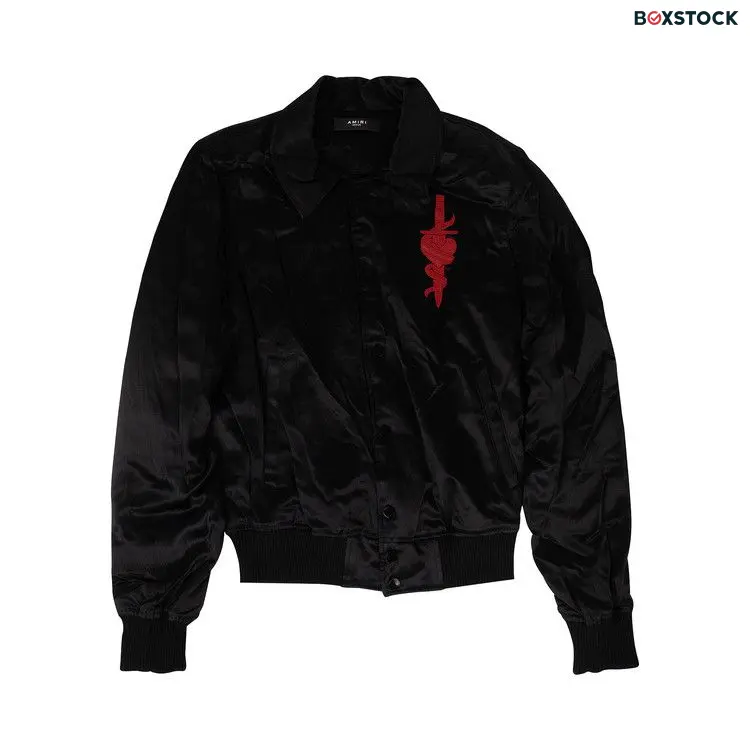 Amiri Silk Dagger Band Jacket 'Black'