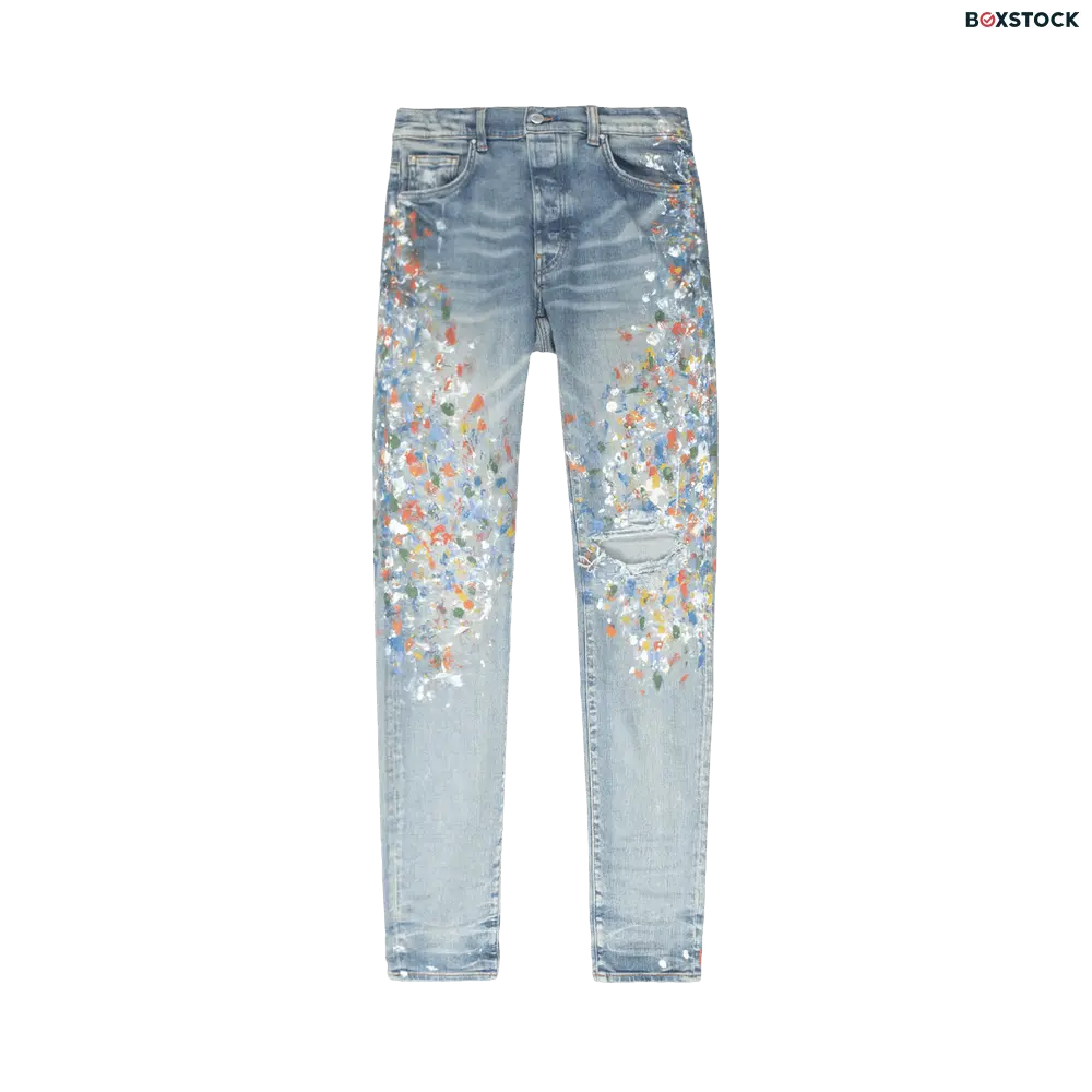 Amiri Skinny Painter Jean 'Clay Indigo' Blue Resort 2022