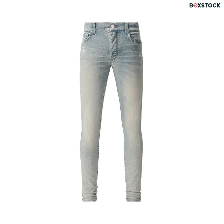 Amiri Stack Jean 'Antique Indigo' Blue Fall/Winter 2024