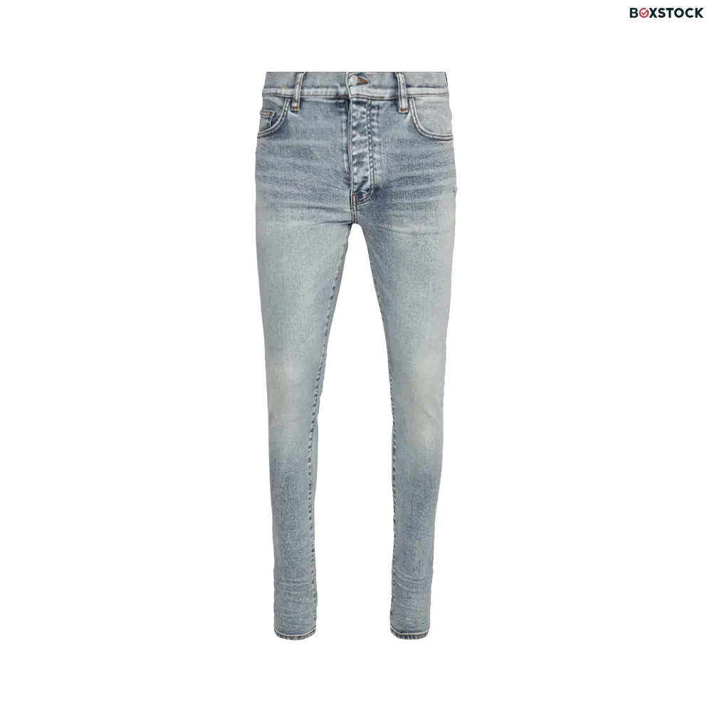 Amiri Stack Jean 'Stone Indigo' Blue Spring/Summer 2023