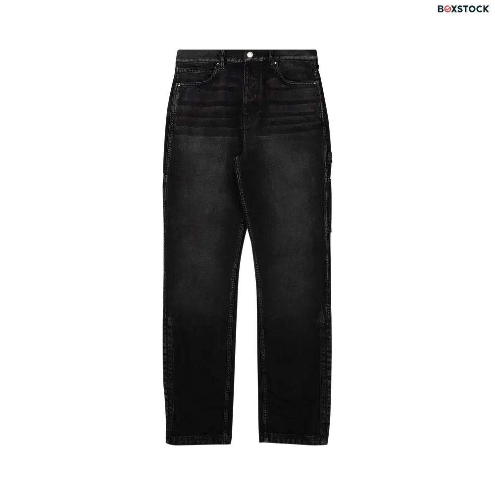 Amiri Stack Workman Jean 'Aged Black' Spring/Summer 2023