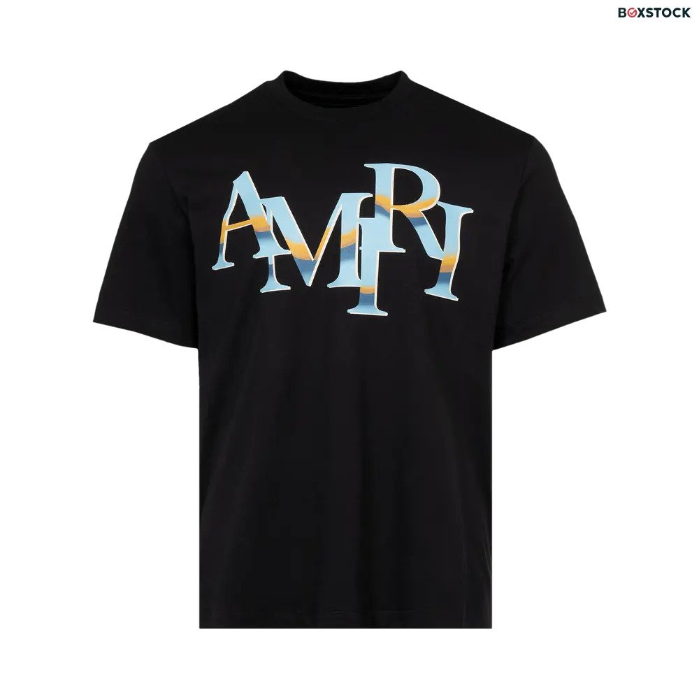 Amiri Staggered Chrome Tee 'Black' Fall/Winter 2023