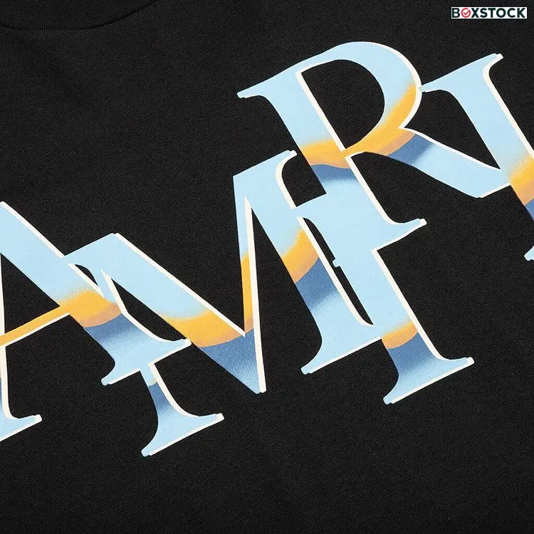 Amiri Staggered Chrome Tee 'Black' Spring/Summer 2024