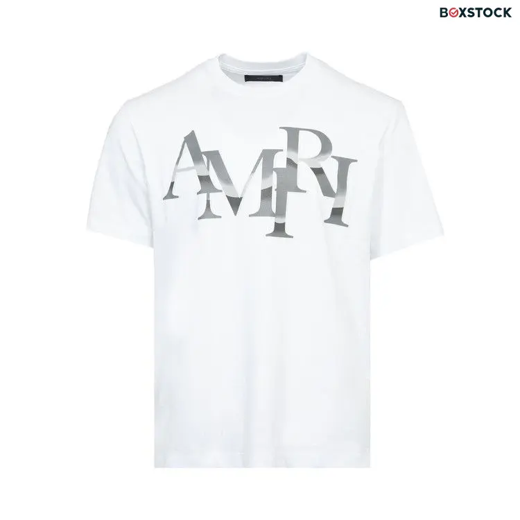 Amiri Staggered Chrome Tee 'White' Fall/Winter 2023