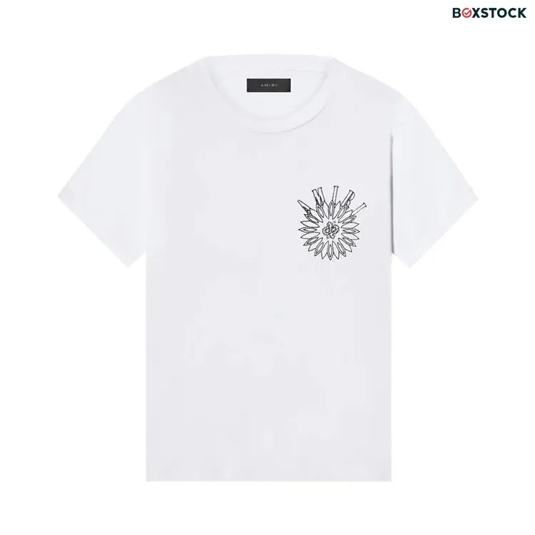 Amiri Stick Poke Logo Tee 'White/Black' Fall/Winter 2022