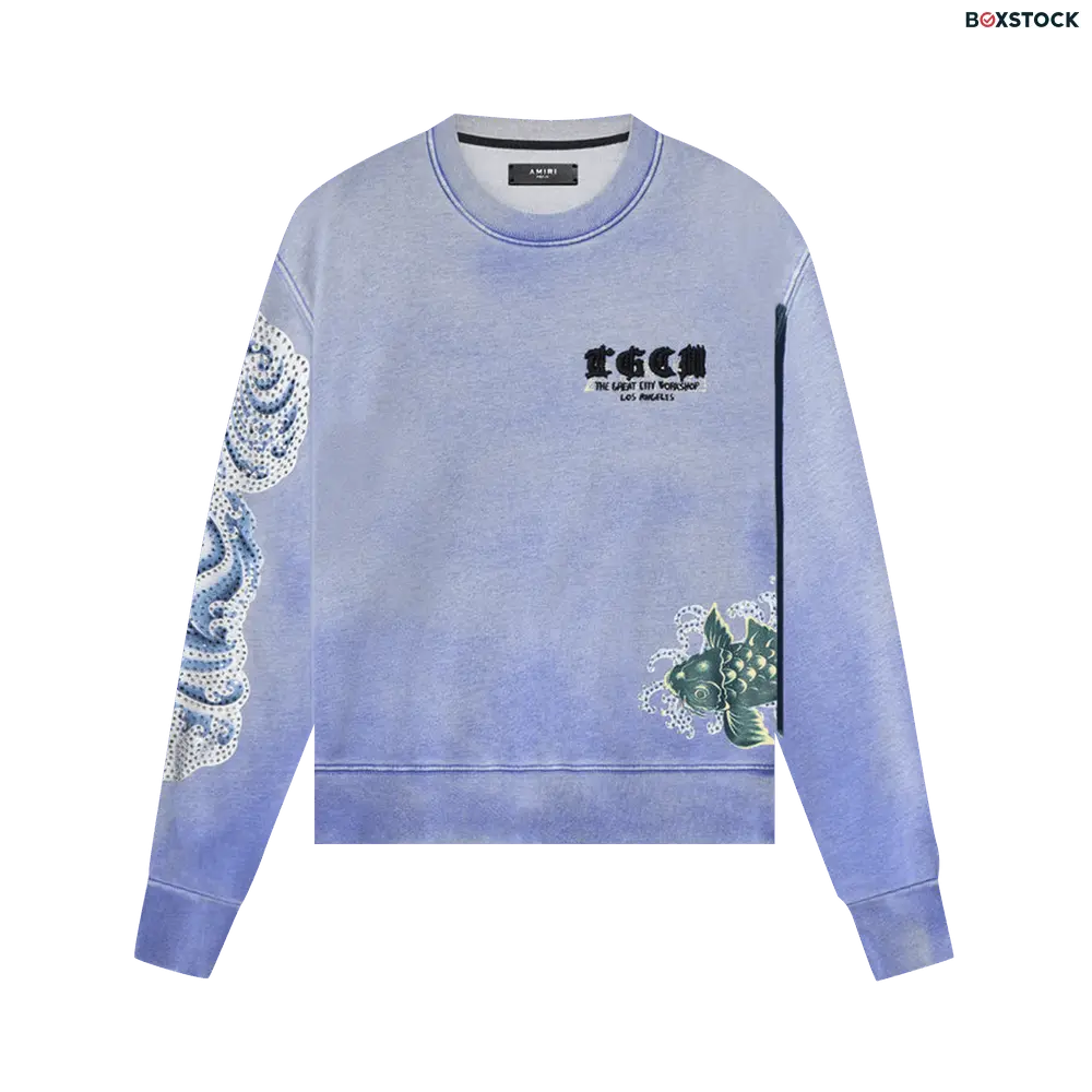 Amiri T.G.C.W. Crystal Koi Wave Crew 'Blue' Spring/Summer 2022