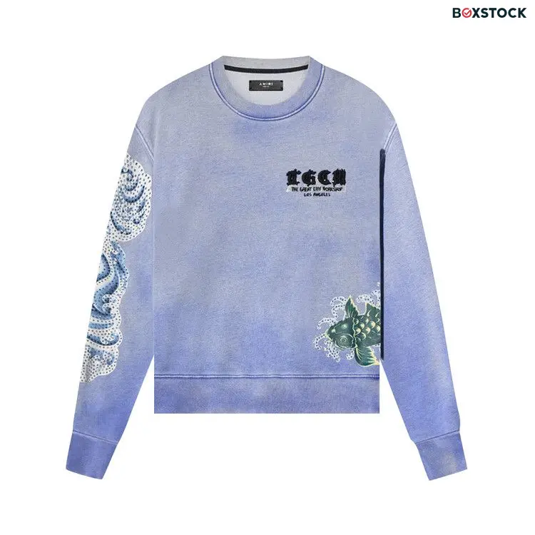 Amiri T.G.C.W. Crystal Koi Wave Crew 'Blue' Spring/Summer 2022