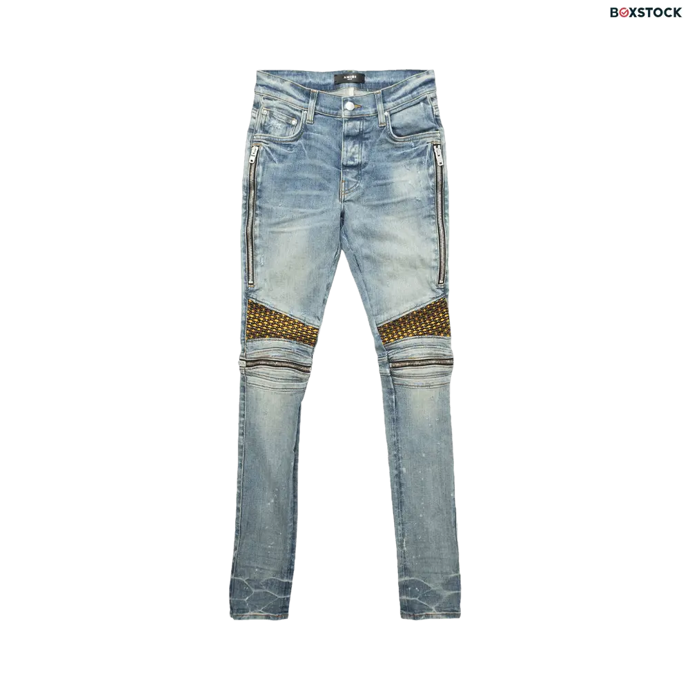 Amiri Velvet PJ MX2 Jean 'Clay Indigo' Blue Fall/Winter 2021