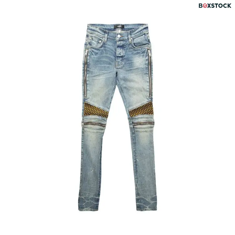 Amiri Velvet PJ MX2 Jean 'Clay Indigo' Blue Fall/Winter 2021