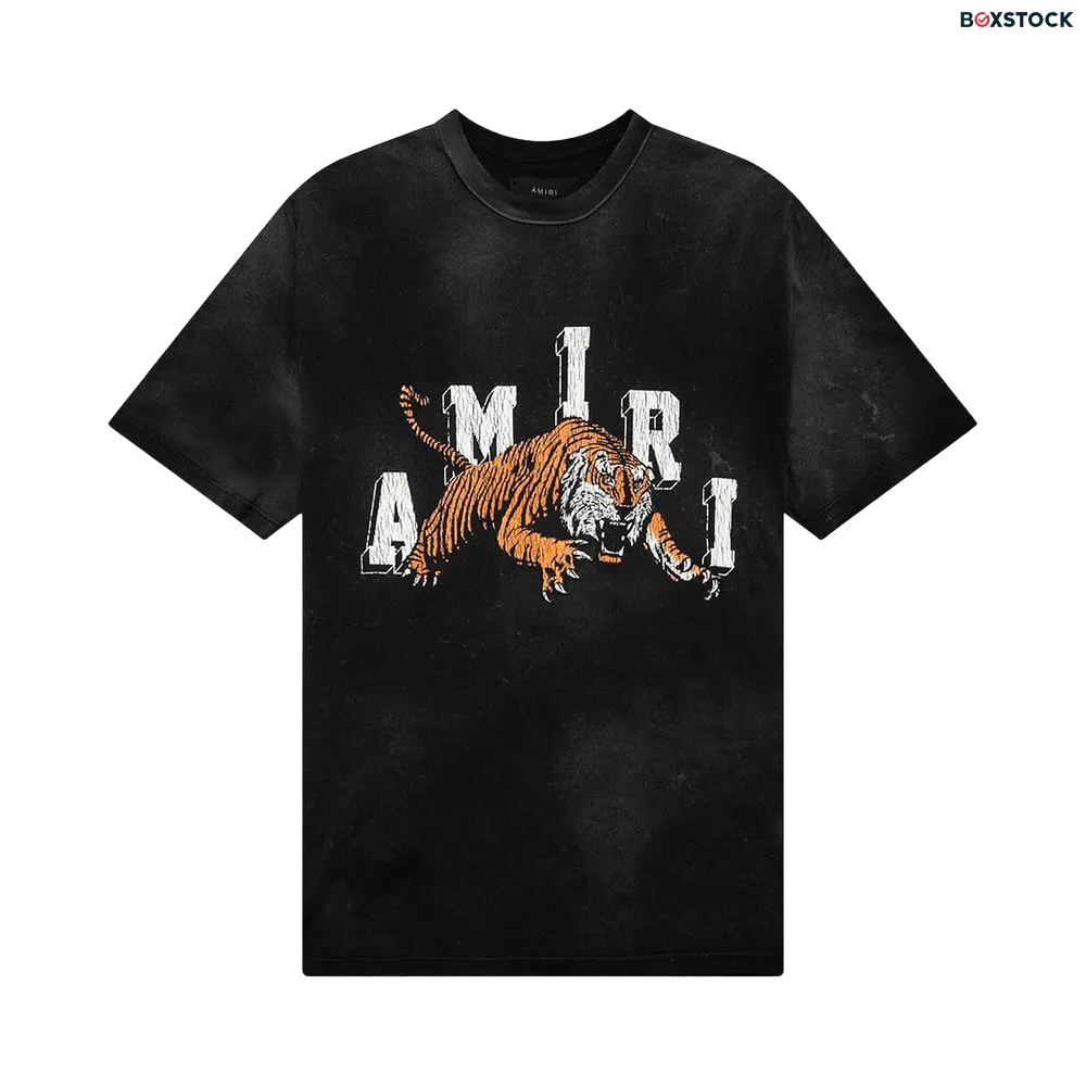 Amiri Vintage Tiger Tee 'Black' Fall/Winter 2023