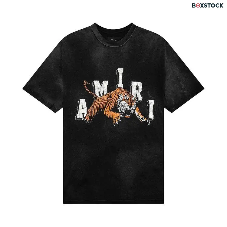 Amiri Vintage Tiger Tee 'Black' Fall/Winter 2023