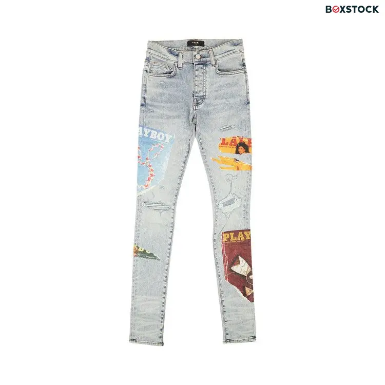 Amiri x Playboy Magazine Jean 'Blue'