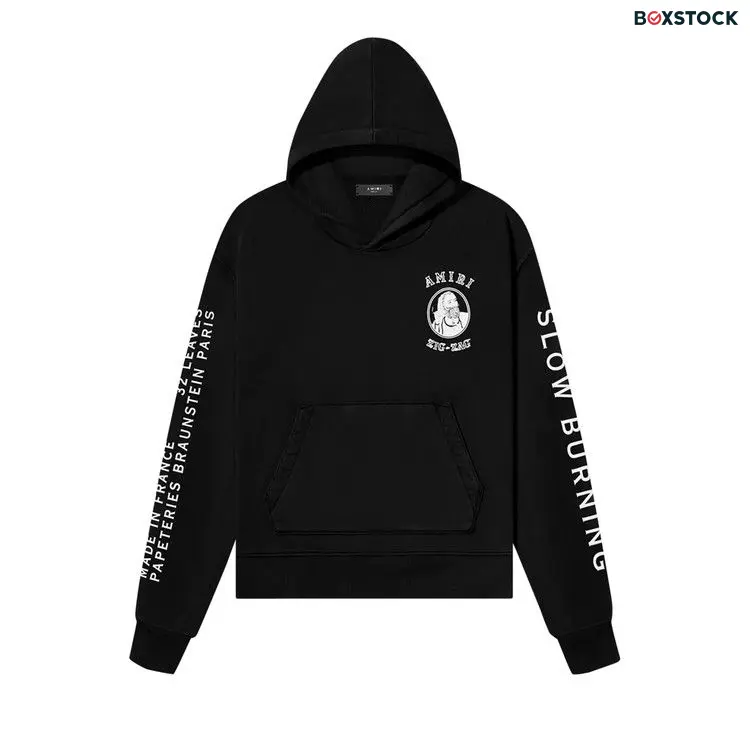 Amiri Zig Zag Hoodie 'Black' Resort 2022