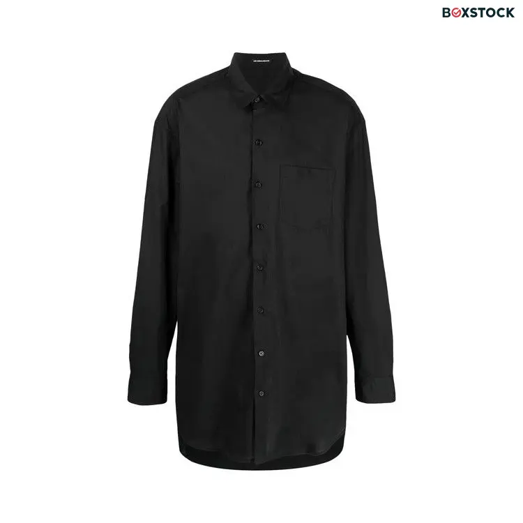 Ann Demeulemeester Arnout Fluid Belting Long Shirt 'Black' Spring/Summer 2024