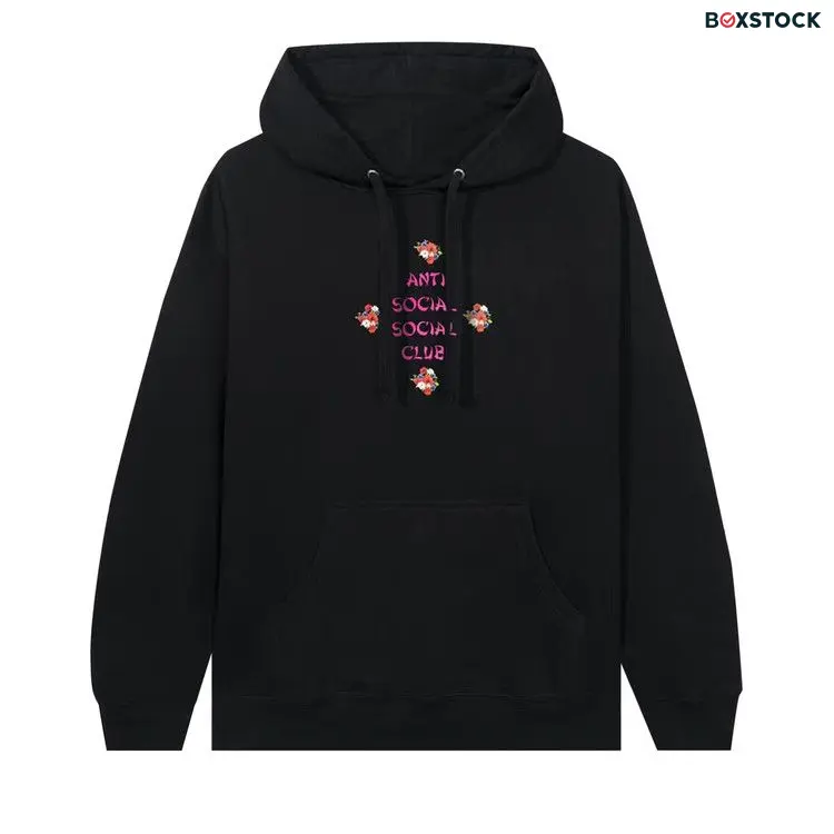 Anti Social Social Club 2 Much Of Heaven Hoodie 'Black'