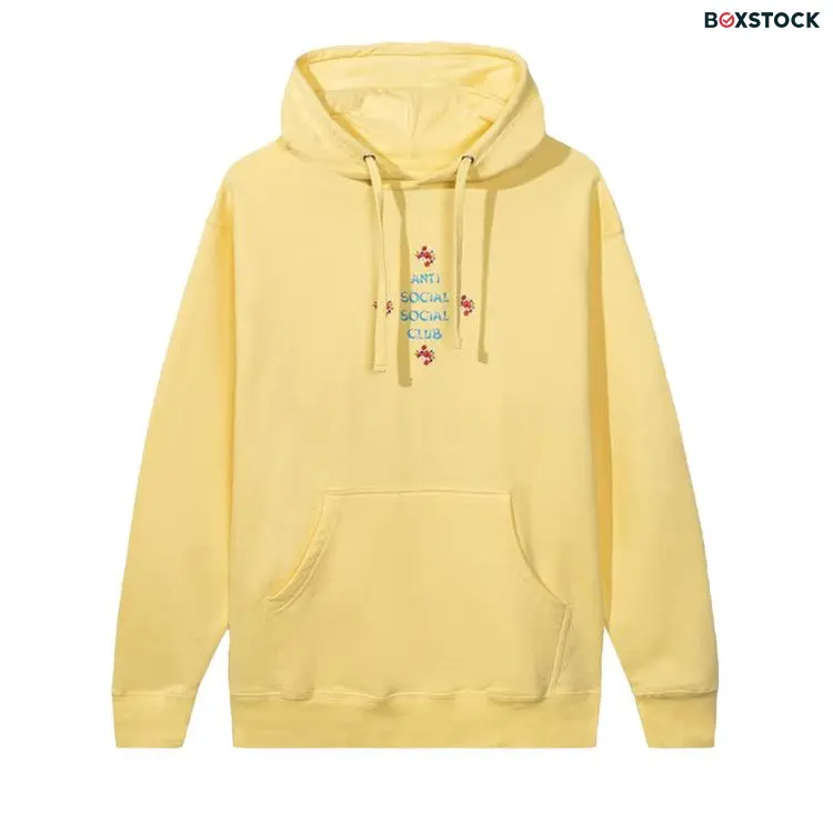 Anti Social Social Club 2 Much Of Heaven Hoodie 'Yellow' Fall/Winter 2020