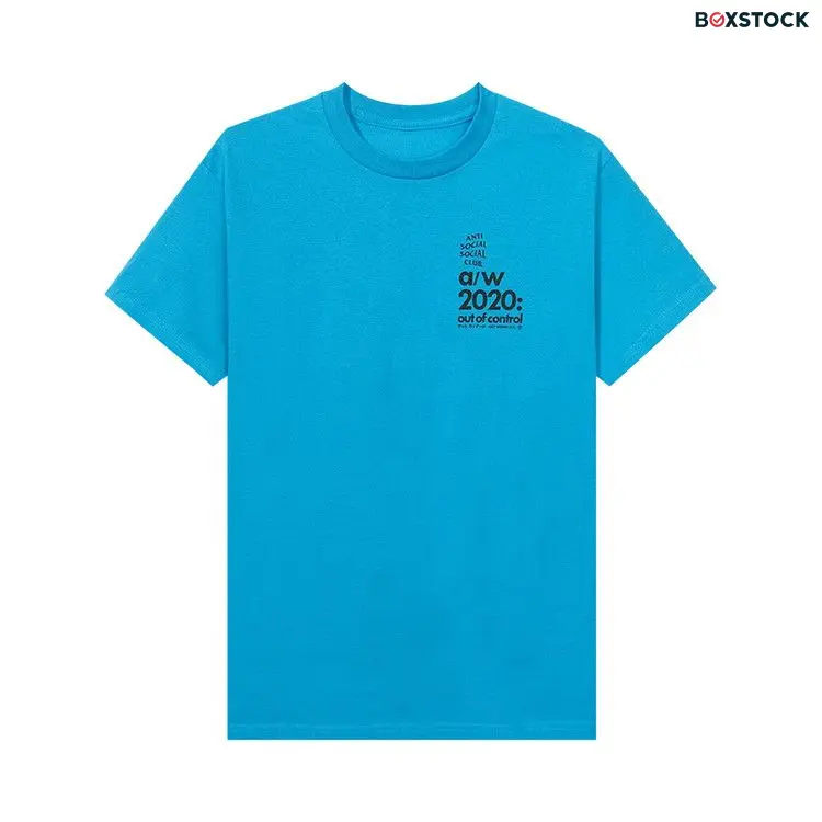 Anti Social Social Club 2020 Tee 'Turquise' Blue Fall/Winter 2020