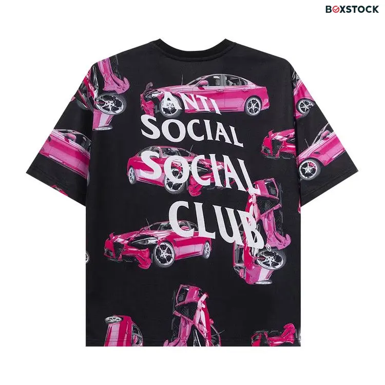 Anti Social Social Club 3AM On Melrose All Over Tee 'Black'