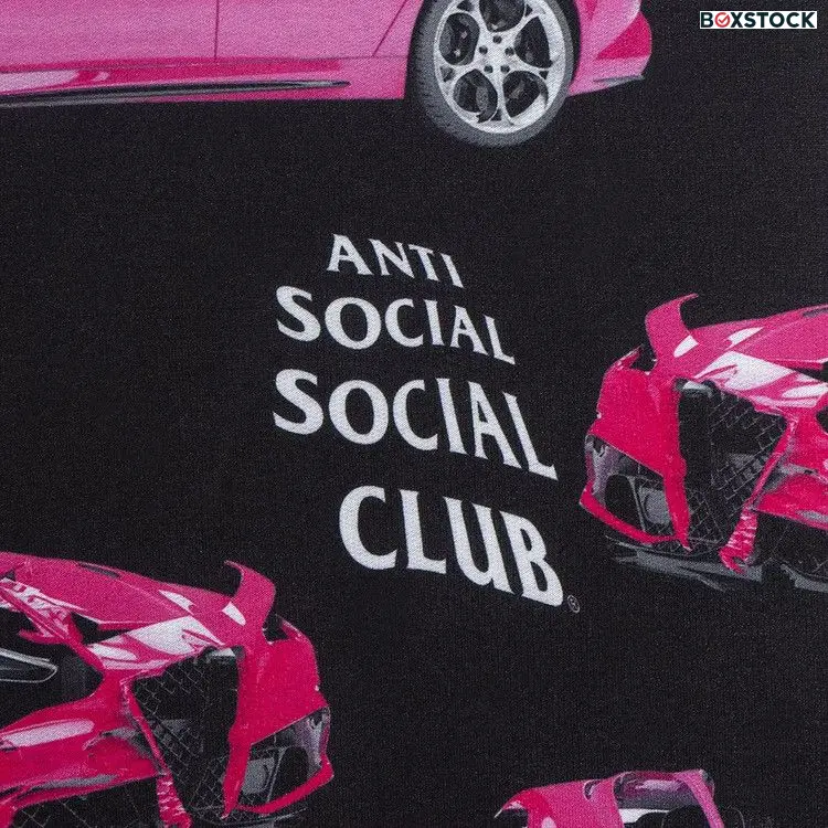 Anti Social Social Club 3AM On Melrose All Over Tee 'Black'