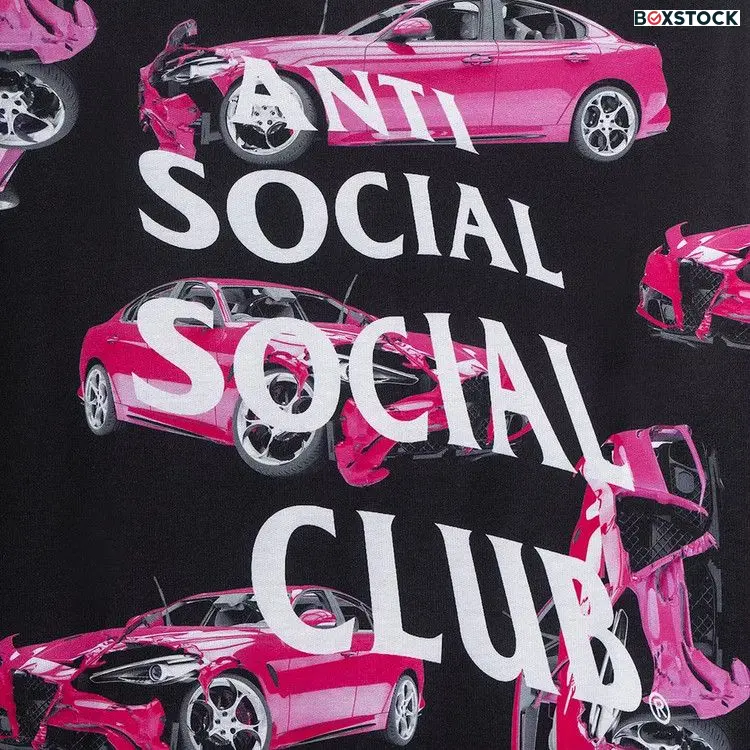 Anti Social Social Club 3AM On Melrose All Over Tee 'Black'